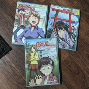 Love Hina DVDS Vol 1,2 & 4
